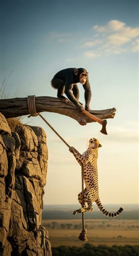 Monkey’s Evil Plan 😂🐒 Watch this sneaky monkey steal snacks #animals #funnyanimals #wildlife