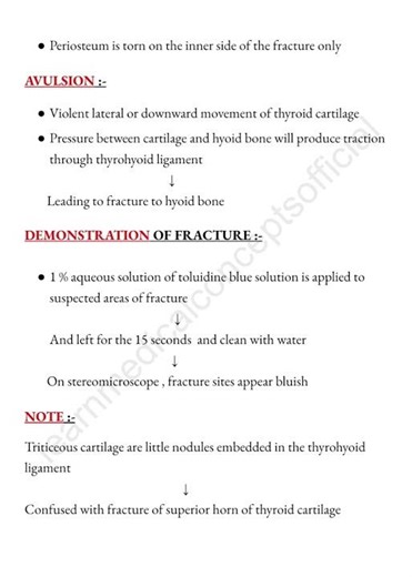 Types of hyoid fractures 📝 #mbbs #viral #notes #trending #fmt #shorts ‪@medicalconcepts28‬