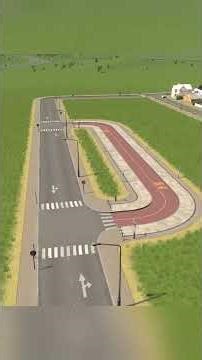 Creating Bus ONLY roads in Cities: Skylines! #shorts