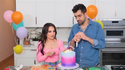 Trying a viral AI generated cake recipe