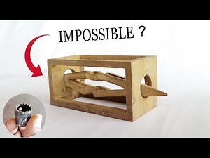 I making a rectangle wooden cube in a cube | woodworking challenge 2021 | 3D puzzle on a scroll saw.