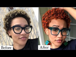 DYEING MY NATURAL HAIR COPPER 👩🏽‍🦰| L'Oreal HiColor