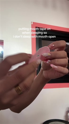 did u know that sleeping with mouth open causes bad breath? #mouthtape #nightroutine