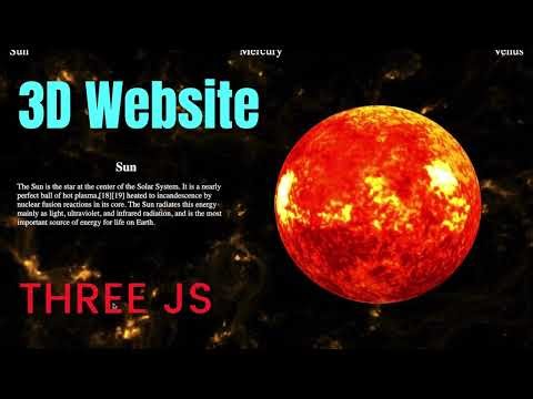 Tutorial Animated Website - Three Js
