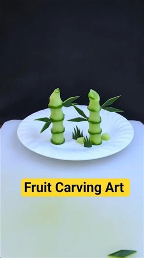 Creative Cucumber Carving Ideas for BeginnersStunning Cucumber Carving Art & Design Skills