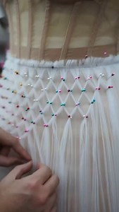 Beautiful hand smocking technique by @hiantjen atelier | CoutureNotebook