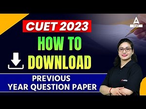 How to Download CUET Previous Year Question Paper By Rubaika Ma'am
