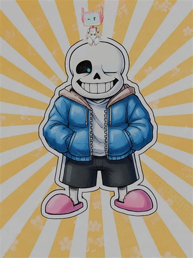 Easy Cutting Techniques for Sans Drawing from Undertale