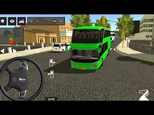 Euro Bus Driving Game Public Transportation 2024 - Indonesia Bus Simulator Android Gameplay #158