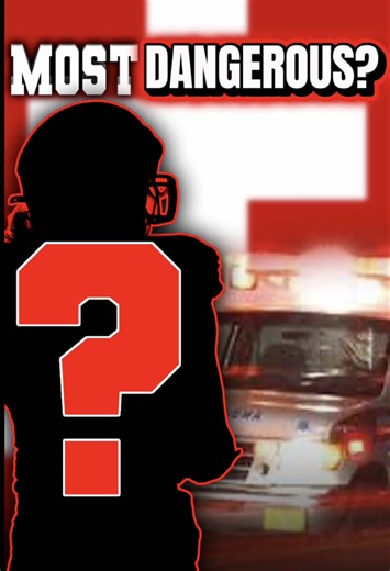 🏈Football’s MOST DANGEROUS position?!🤕 #mostinjured #nflhistory #TikTokCampaign #footballtrivia #football
