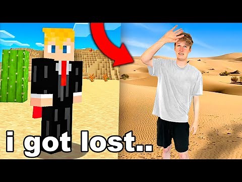 Minecraft, But I Survive in a Real Desert