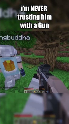 i'm NEVER trusting him with a gun