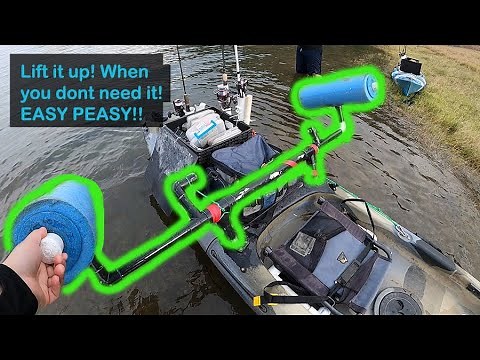 MY DIY "Rotatable" Kayak Outriggers/Stabilizer Setup: NO drilling + Drilling SETUP