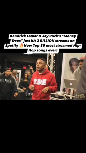 45K views · 3.5K reactions | Kendrick Lamar & Jay Rock’s “Money Trees” just hit 2 BILLION streams on Spotify 拾 Now Top 30 most streamed Hip-Hop songs ever! Follow @TheRealRaptonic for more updates! #KendrickLamar #JayRock #MoneyTrees #HipHop #TheRealRaptonic | RapTonic | Facebook