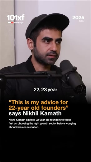 Learn from Indian Entrepreneurs on Instagram: "Many young founders rush into ideas without thinking about the market itself. The smarter move is to first identify a sector that’s expanding and full of opportunity. Execution compounds faster when the tailwinds are strong. . . For more insights and videos like this Follow @101xfounders"