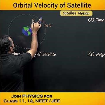 Orbital Velocity of Satellite | Physics with Umesh Rajoria | Class 10, 11, 12 #cbse #neet