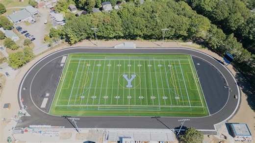 The final compilation video shows the Athletic Complex construction journey. | York School Department