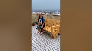 Wooden Bench with Table Space Saving Furniture shorts