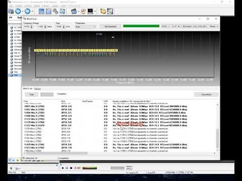 البحث الأعمي في برنامج DVB Dream لكروت الستالايت (Blind Scan)
