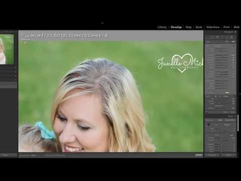 Lightroom Tutorial - How to Fix Hair