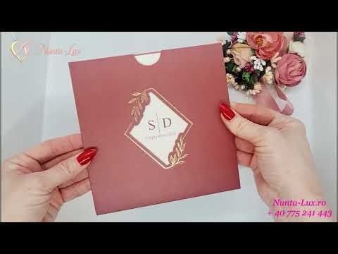 Invitatie nunta cod 19338 💌 Invitatii Nunta Deosebite 💝 Modele Invitatii de Nunta-Lux.ro
