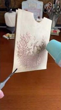 ✨wet/heat embossing✨