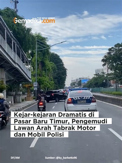 Rekaman pengejaran dan penangkapan pengemudi yang melawan arah di kawasan Pasar Baru Timur, Jakarta Pusat, viral di media sosial. Peristiwa ini merupakan lanjutan dari kejadian sebelumnya, ketika seorang pengemudi nekat melawan arus dan menabrak sejumlah kendaraan, termasuk mobil Polisi Lalu Lintas. Diketahui, sebuah mobil Toyota Calya hitam bernomor polisi D 1640 AHB melakukan aksi berbahaya dengan melawan arus dan mengemudi secara ugal-ugalan di Jalan Gunung Sahari, Jakarta Pusat, Rabu (25/2/2