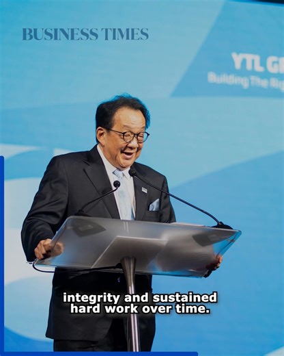 [WATCH] As YTL Corp marks its 71st anniversary, executive chairman Tan Sri Francis Yeoh Sock Ping said vision, perseverance and humility remain central to the group’s long-term success. Read more: https://www.nst.com.my/business/corporate/2026/01/1367112/ytls-francis-yeoh-reflects-principles-behind-legacy-success | Business Times Malaysia