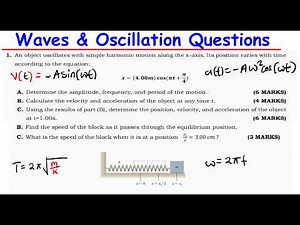 Waves and Oscillation in One Shot: All Formulas & Problem Solutions | Physics Tutorial Sheet
