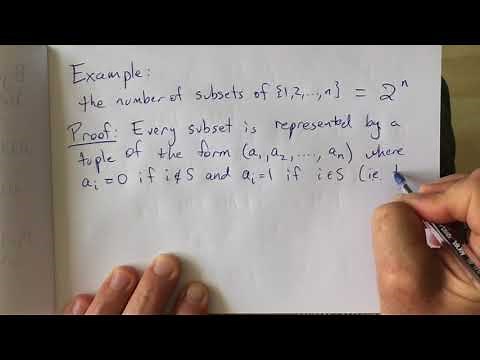 The addition and multiplication principle