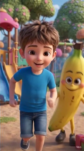 I Am Banana 🍌 Eat Me & Become Strong 💪 | Funny Cartoon Story