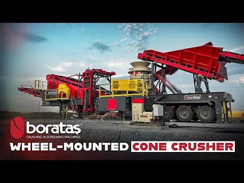 Boratas Wheel-Mounted Cone Crusher with Screen | From hard stone and gravel to recycled concrete