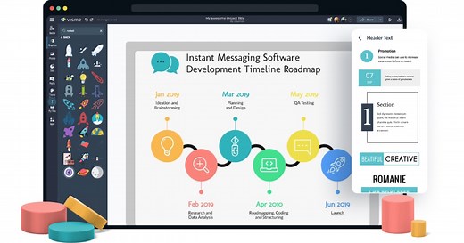 Free Roadmap Maker - Project & Product Roadmaps | Visme