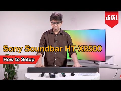 How to Setup the Sony HT-X8500 Soundbar