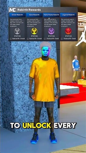 How to unlock rebirth in NBA2K26‼️