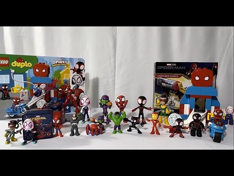 Marvel Spidey and His Amazing Friends Collection Unboxing Review | Spiderman surprise figures