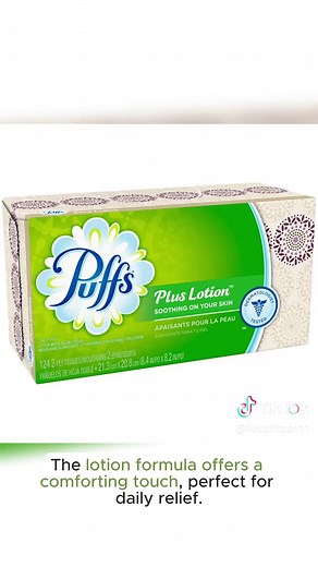 Puffs Plus Lotion Tissues for Sore Sniffers