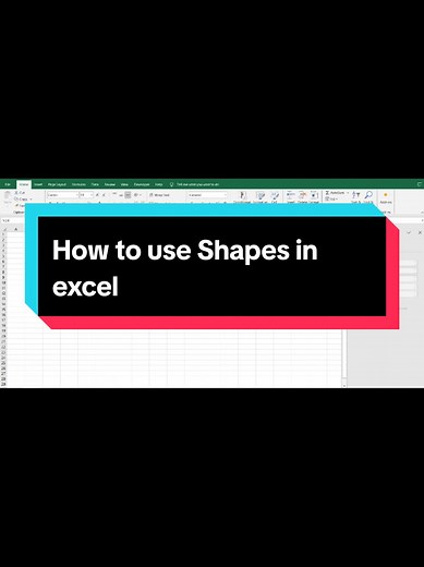 Replying to @user26193190906875 How tp use shapes in excel #shapesinexcel #exceltutorial #exceltipandtrick #excelsharing #education #myanmar #marywithexcel