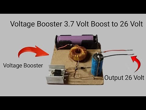 DIY 3.7V to 26V DC Voltage Booster | Simple Step-Up Converter