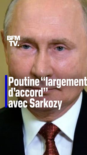31K views · 230 reactions | Vladimir Poutine se dit "largement d'accord" avec Nicolas Sarkozy sur l'Afrique et "l'évolution future du monde" #poutine #sarkozy #afrique #immigration #bfmtv | BFMTV | Facebook