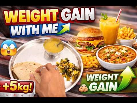 5 Din Mein Weight Gain Kaise Kare 💪🍽️ | Full Routine #diet #vlog g
