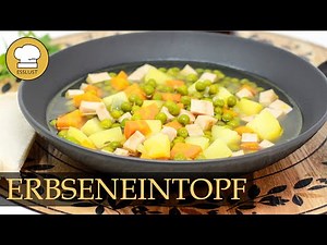 Deftiger ERBSENEINTOPF mit Fleischwurst