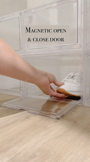 8.3K views · 39 reactions | https://amzlink.to/az0SvsCO76cez click for shoe organizing clear bins, stackable closet organization | Fancy Fix Decor | Facebook