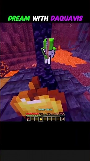 Dream with Daquavis vs Dream with Technoblade 💀🔥 #minecraft #shorts