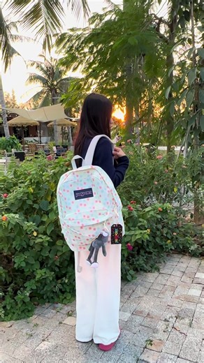 Beautiful Jansport Flower Backpack for Back to School