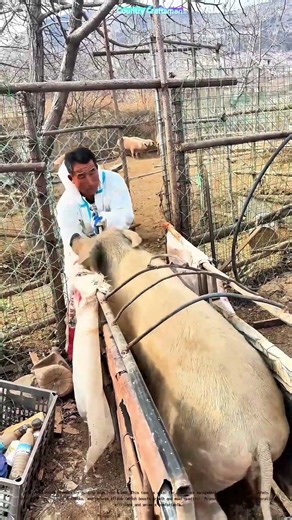 Herding Pigs into Pens: How Farmworkers Streamline Livestock Management