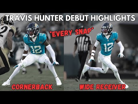Travis Hunter NFL Debut Highlights 🦄 | 2025 Preseason