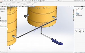 4.SolidWorks管道布线routing教程-阀门库使用教程