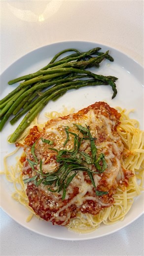 Kennedy Sharko 🩷 on Instagram: "Stuffed Chicken Parm 🍝🍗 Ingredients • 2–3 large chicken breasts • Mozzarella cheese (sliced or shredded, for stuffing) • Parmesan cheese (for stuffing + topping) • 2-3 eggs • Breadcrumbs (Italian style or plain + Italian seasoning) • Butter or olive oil (for greasing pan) • Marinara sauce • Extra mozzarella + parmesan (for topping) • Salt & pepper (optional) • Spaghetti (for serving, optional) Instructions 1. Prep the chicken Butterfly each chicken breast caref