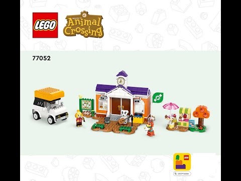 LEGO Animal Crossing | 77052 K.K.'s Concert at the Plaza | Building instructions